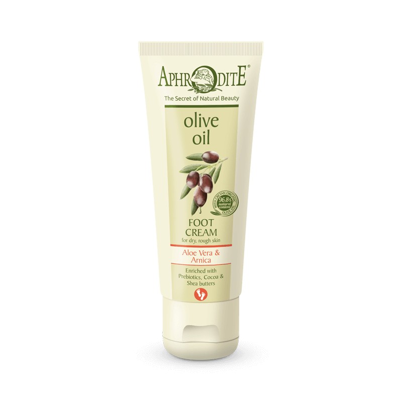APHRODITE Extra soft Foot Cream with Aloe Vera & Prebiotics for dry/rough skin