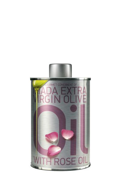 ILIADA Extra Virgin Olive Oil with rose oil flavour