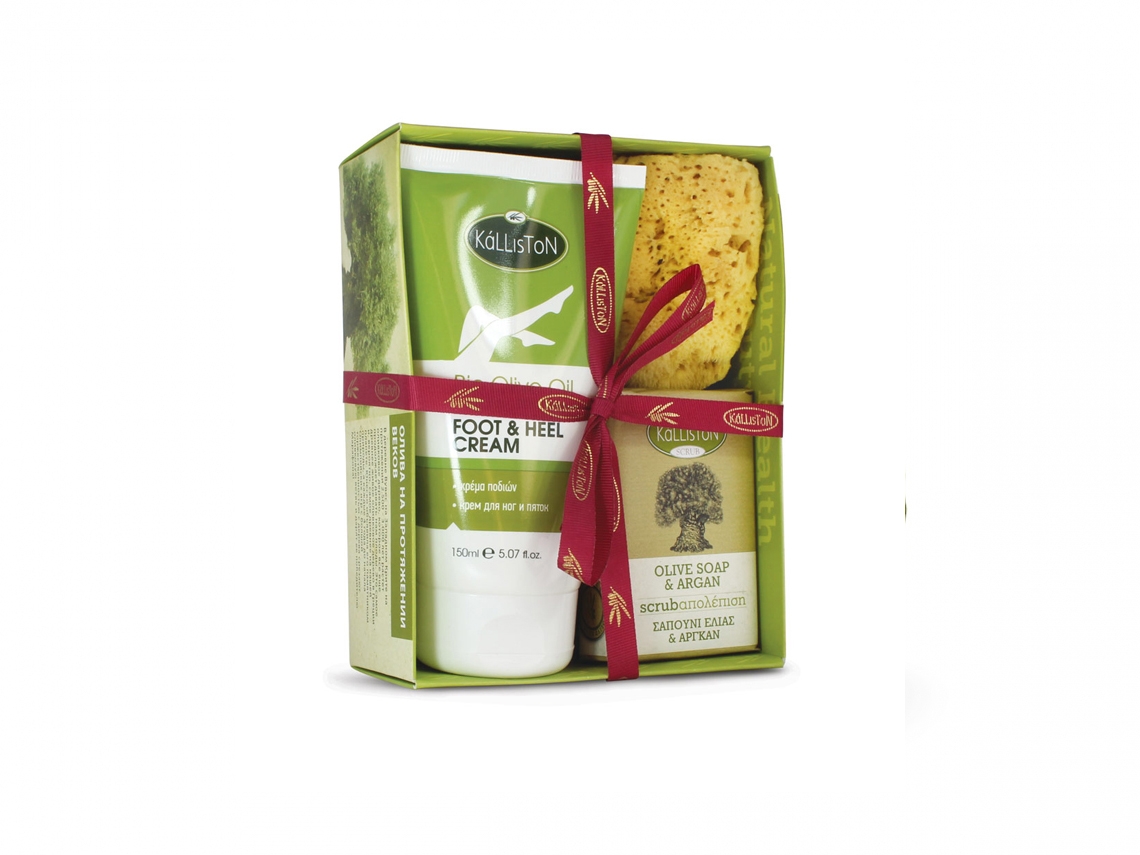 Foot & Heel Cream 150ml + Scrub Soap 100gr + Sponge