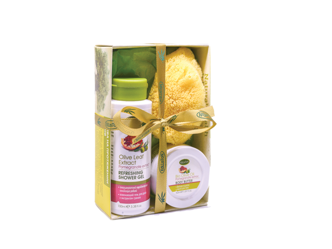 Shower Gel 100ml + Body Butter 50ml + Sponge